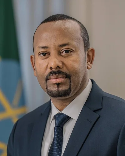 premiér Abiy Ahmed (od 2018, znovu zvolen 5. 10. 2026); prezident Taye Atske Selassie (od 7. 10. 2024)